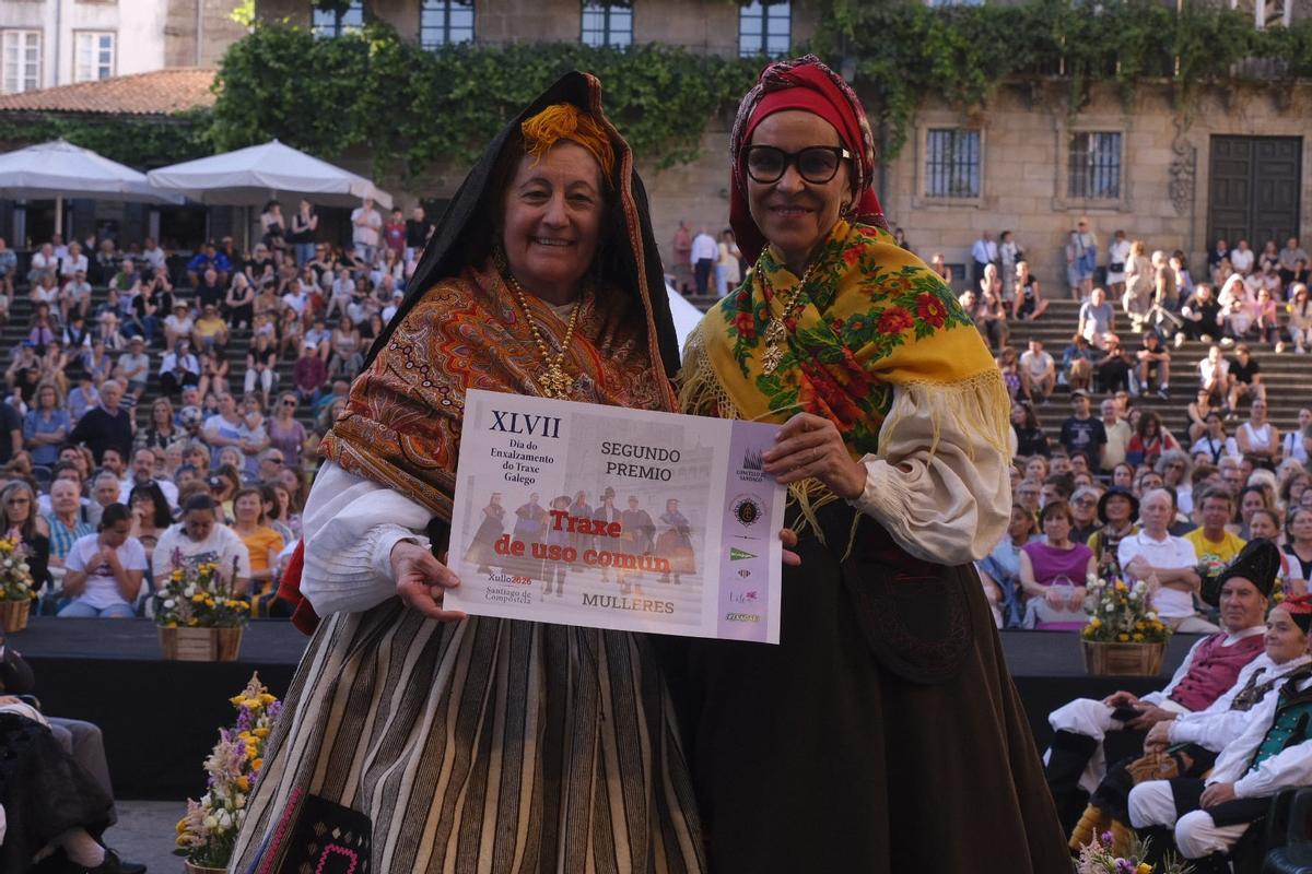 Premiados do desfile do Día do Traxe Galego nas Festas do Apóstolo Premiados do desfile do Día do Traxe Galego nas Festas do Apóstolo
