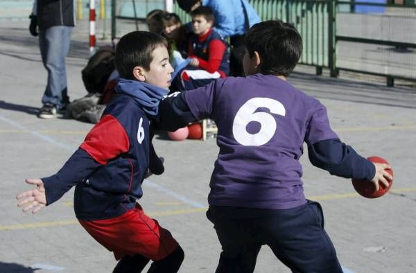 BALONMANO: Maristas-Casablanca (alevín masculino) / Maristas-Balonmano Aragón (infantil) / Maristas-Aragón Santa Isabel (benjamín mixto)