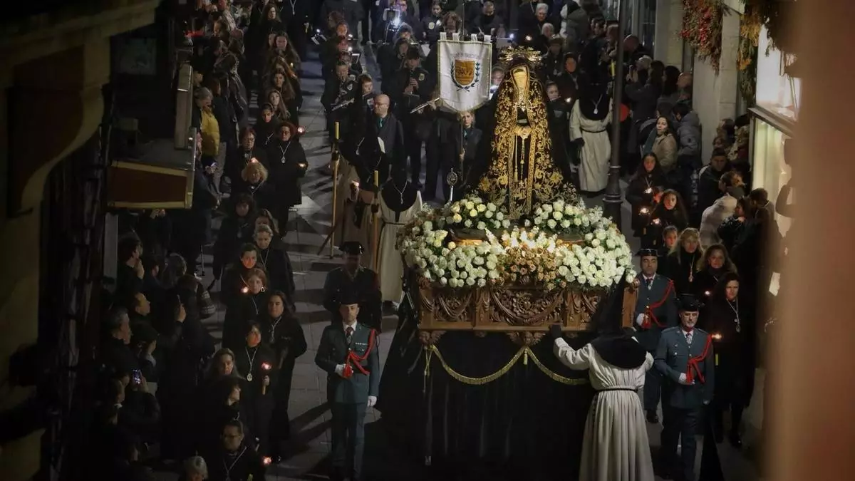 Hora y recorrido de la procesión de Nuestra Madre de las Angustias de la Semana Santa de Zamora 2026