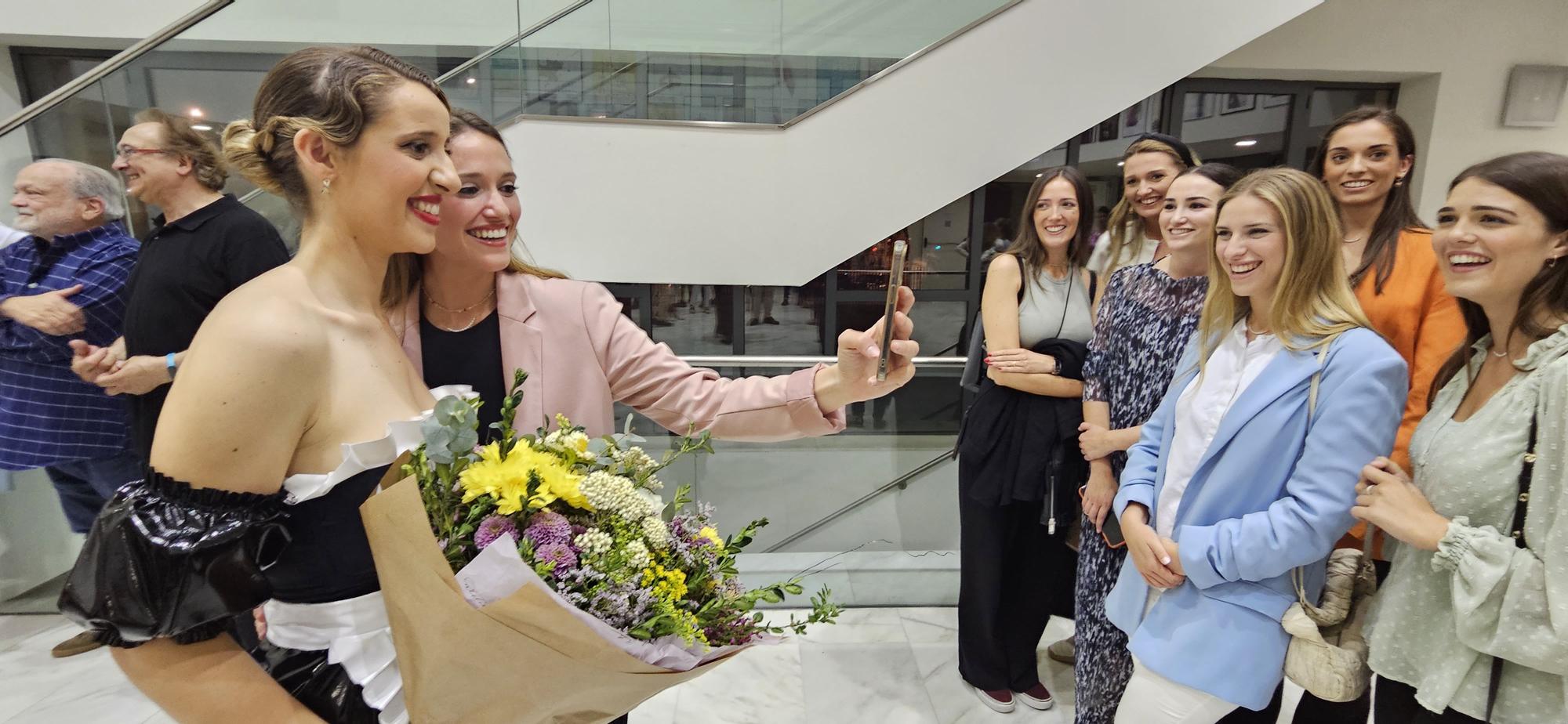 El selfi con su compañera de "cuarta pareja", Ana Fernández