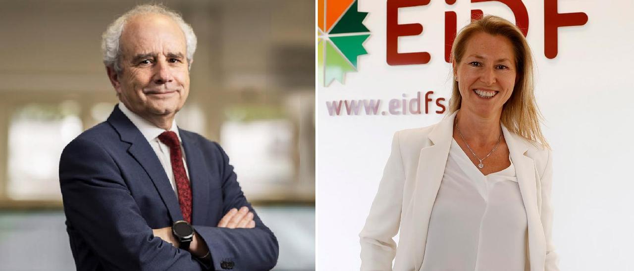 Joan Gelonch y María José Herbón, CEO y directora corporativa de EiDF.