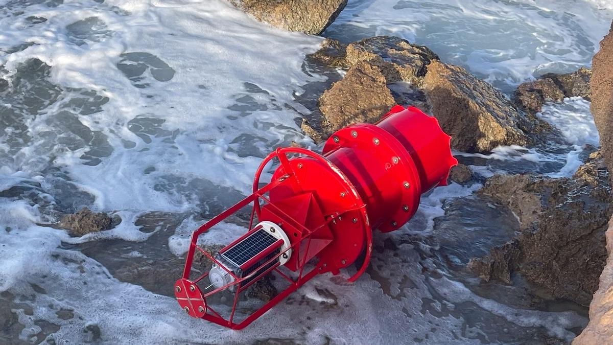 Dos de las nuevas balizas se han partido