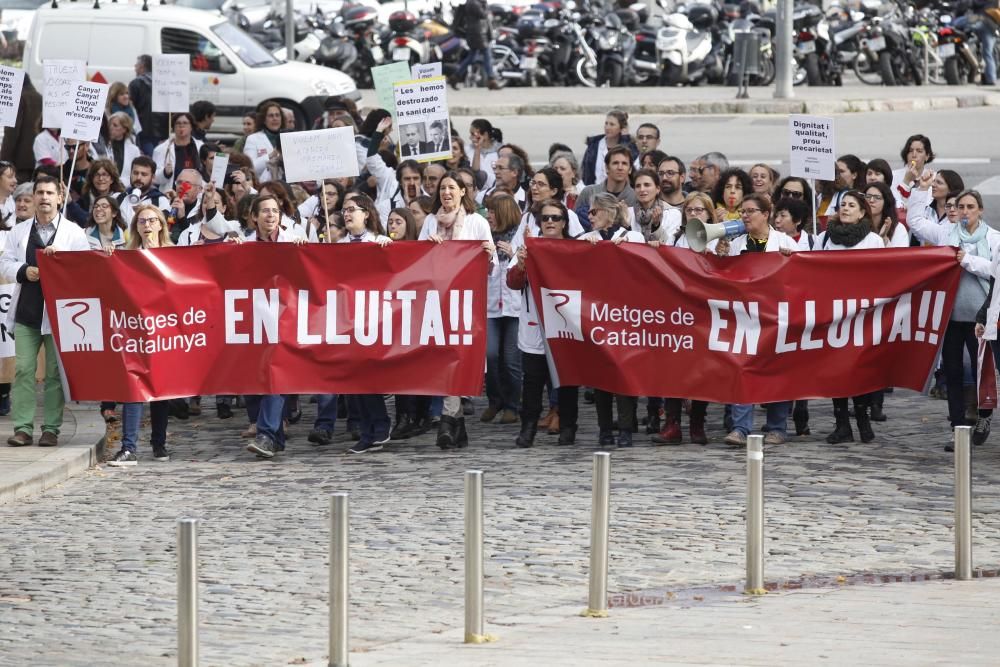 Manifestació Ensenyament i estudiants