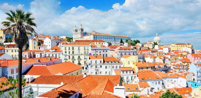Vista panorámica de Lisboa.