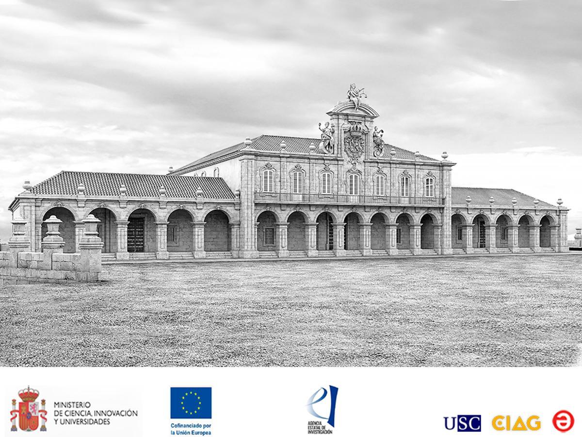 Reproducción de la Casa Consistorial que no llegó a construirse en Santiago