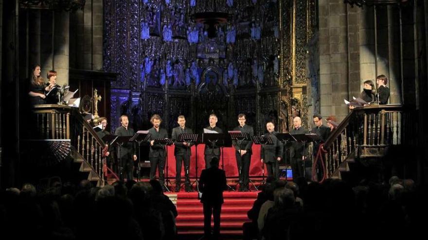 Actuación de Les Éléments en la Catedral de Ourense. // Jesús Regal