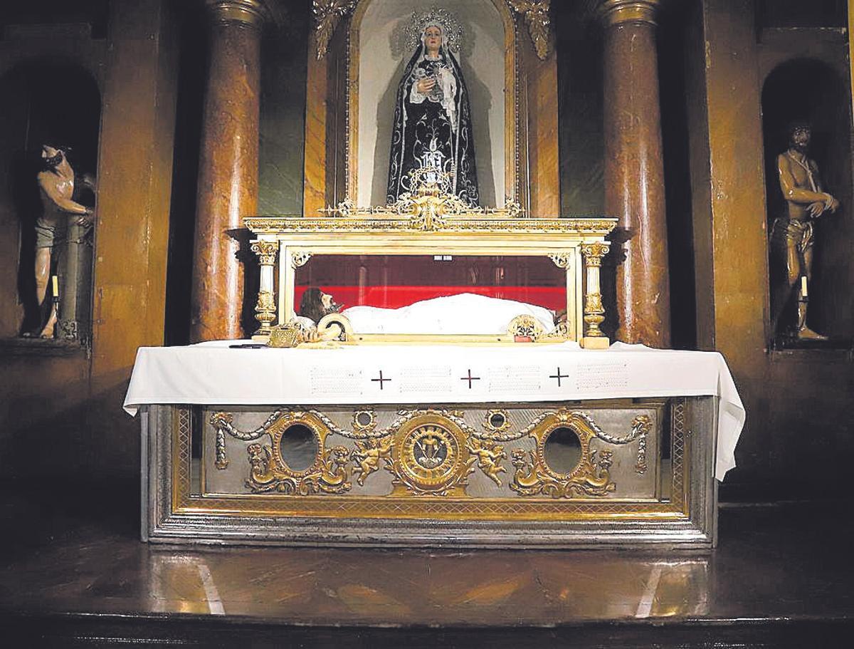 El cristo de la cama es una de las imágenes más veneradas de la Semana Santa.