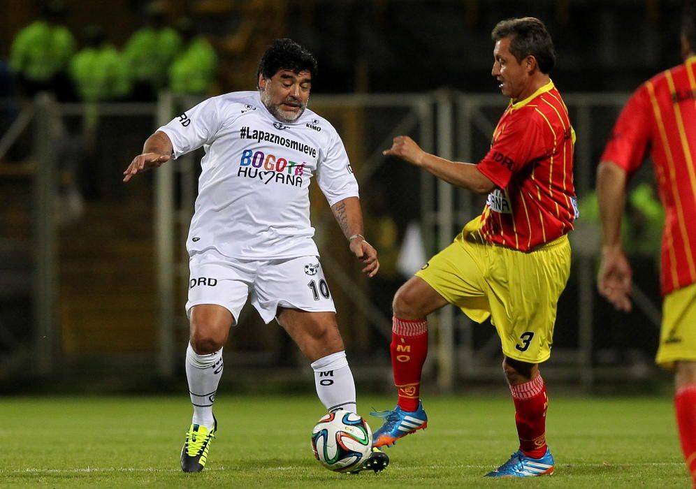 MARADONA MOVILIZA EL FÚTBOL COLOMBIANO PARA ...