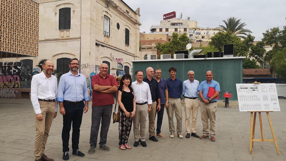 Presentación de la restauración del Hostal Términus, en Palma