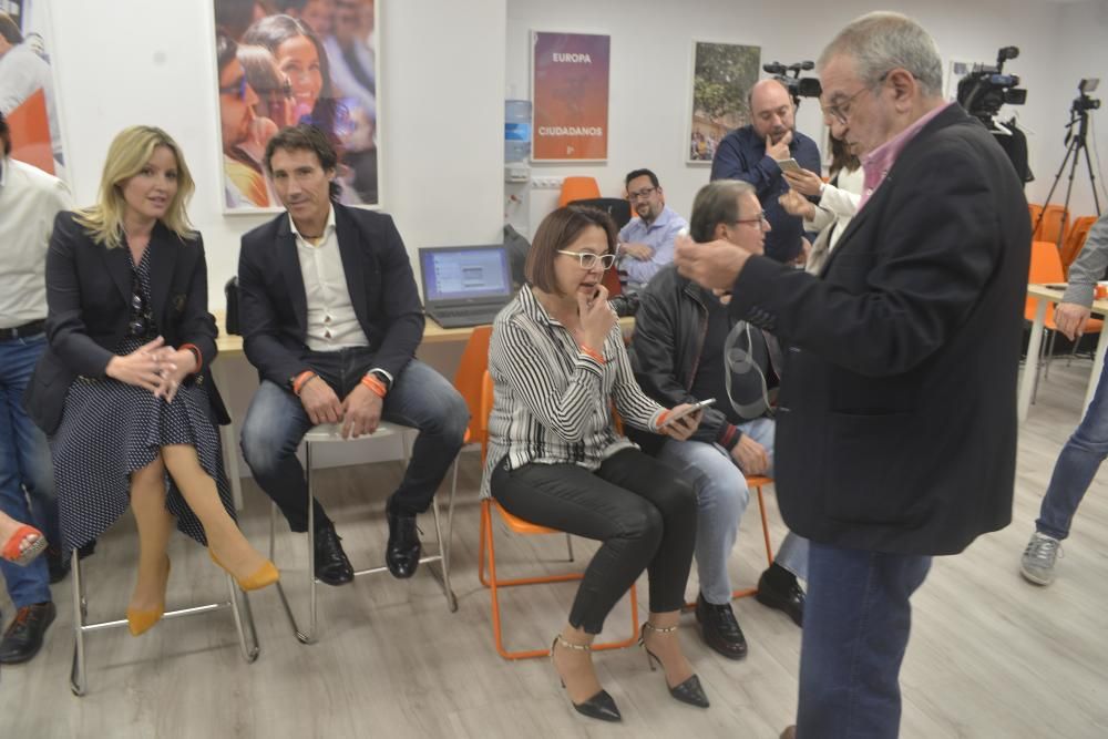 Noche electoral en la sede de Ciudadanos