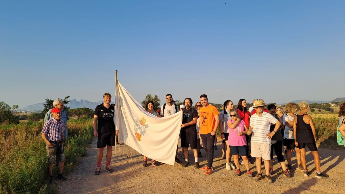 Caminada cap a Santa Anna, en les festes de l'any passat