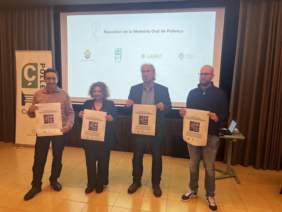 Una imagen de la presentación del proyecto, este martes en Pollença.