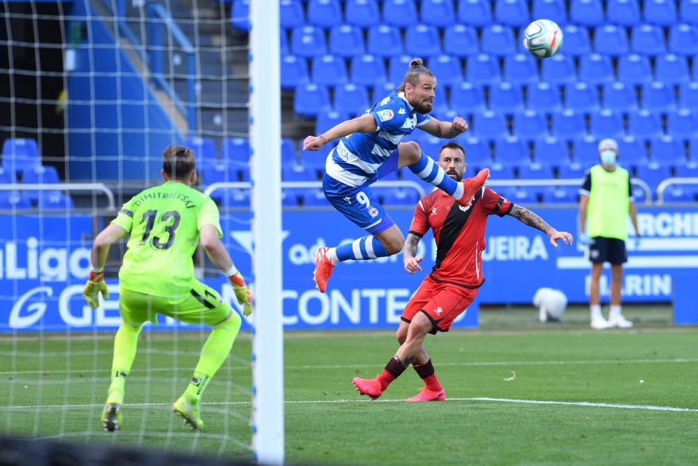 El Dépor rescata un punto ante el Rayo: 3-3