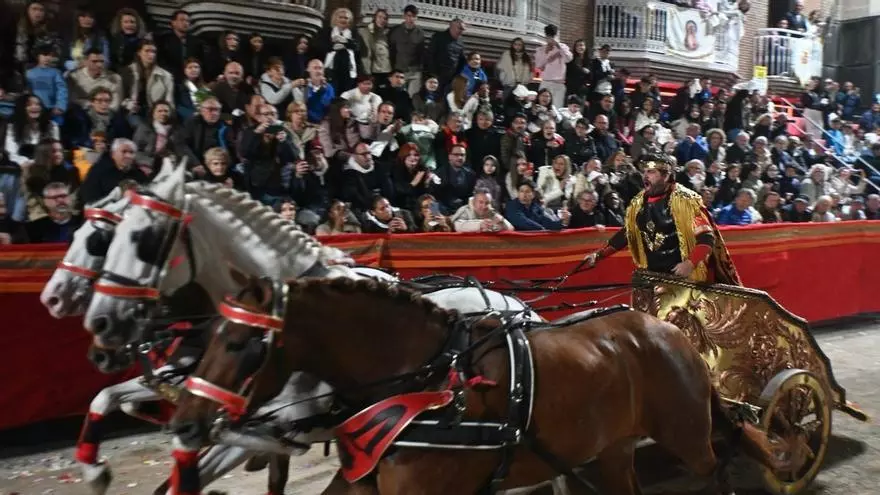 López Miras en la Semana Santa de Lorca este Viernes Santo