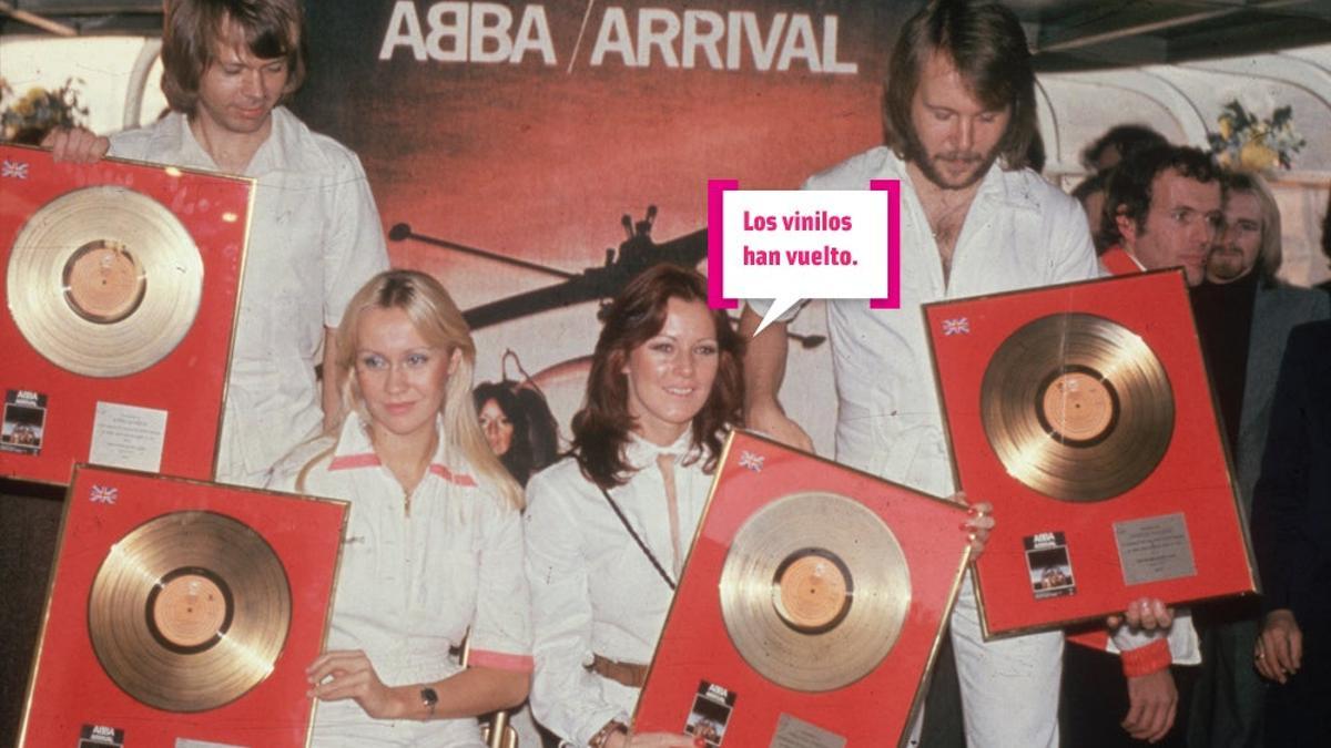 Abba con sus discos de oro