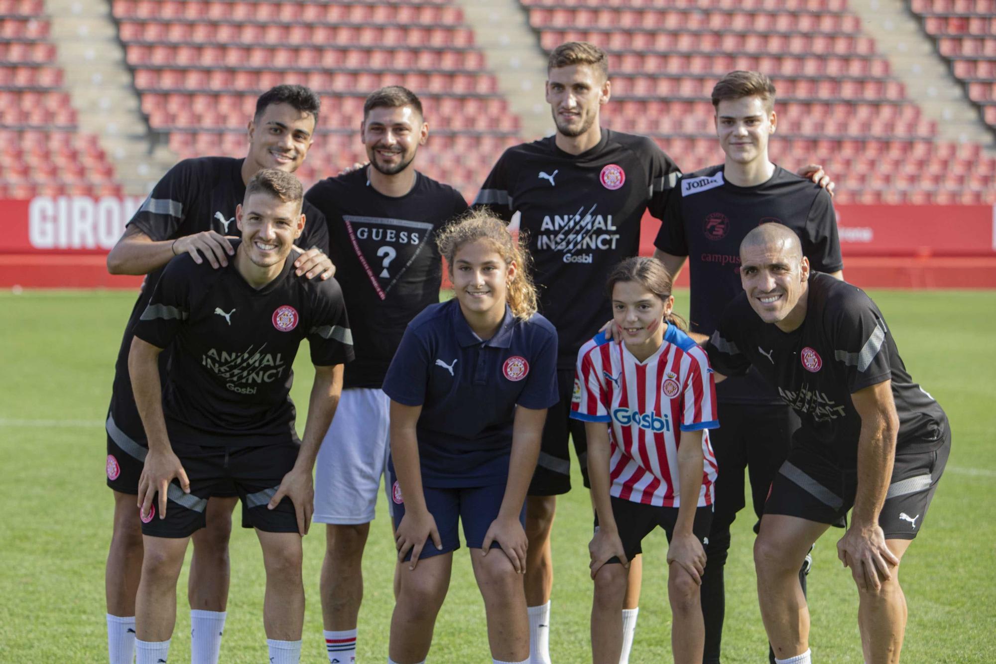 Entrenament obert del Girona FC a Montilivi per les Fires de Girona