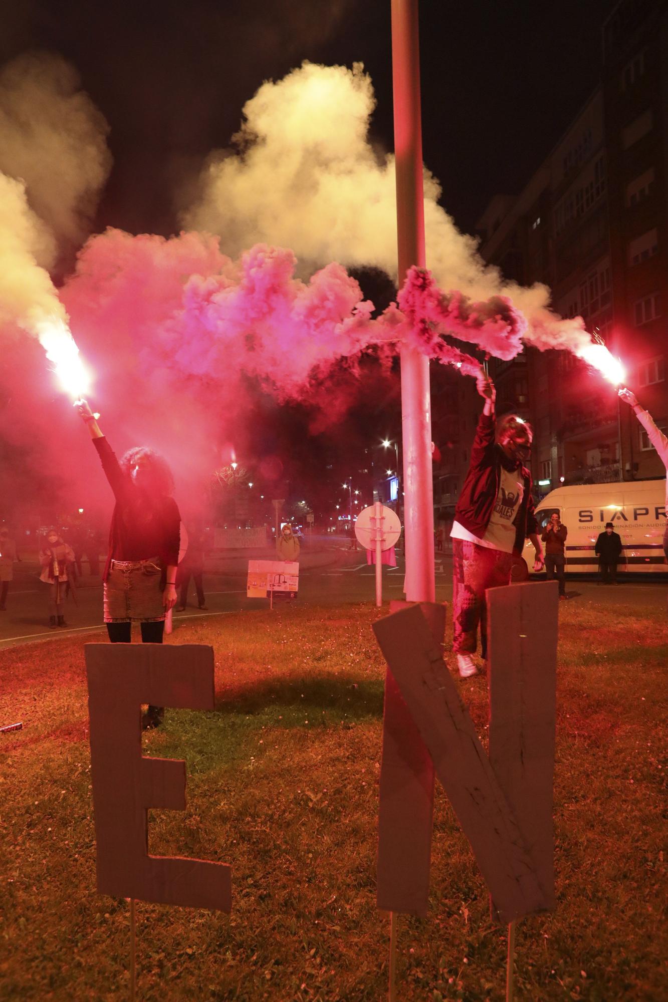 Manifestación del 8M en Avilés