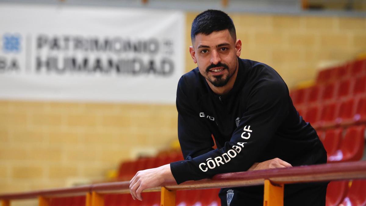 Jesús Rodríguez, del Córdoba Futsal, en el Palacio de Deportes Vista Alegre.