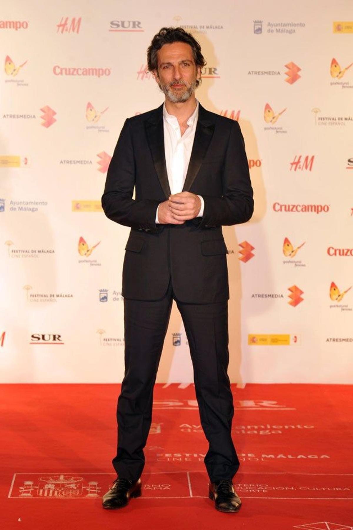 Ernesto Alterio, en la alfombra roja del Festival de Cine de Málaga