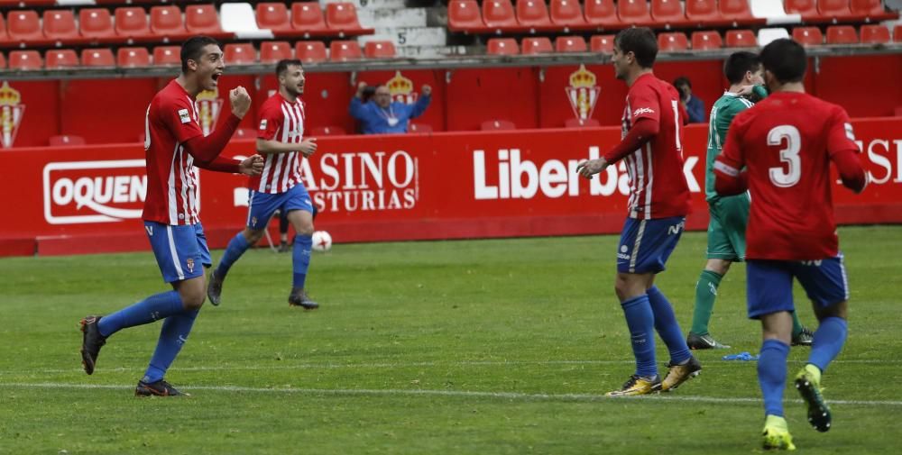 Sporting B-Arenas de Getxo, en El Molinón.