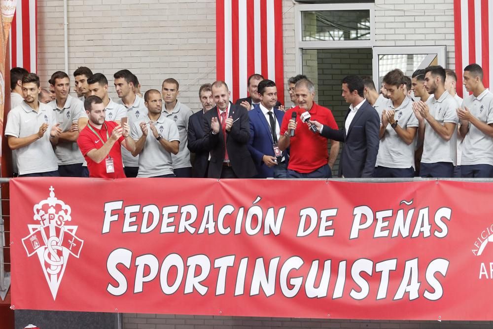 Día de las peñas del Sporting