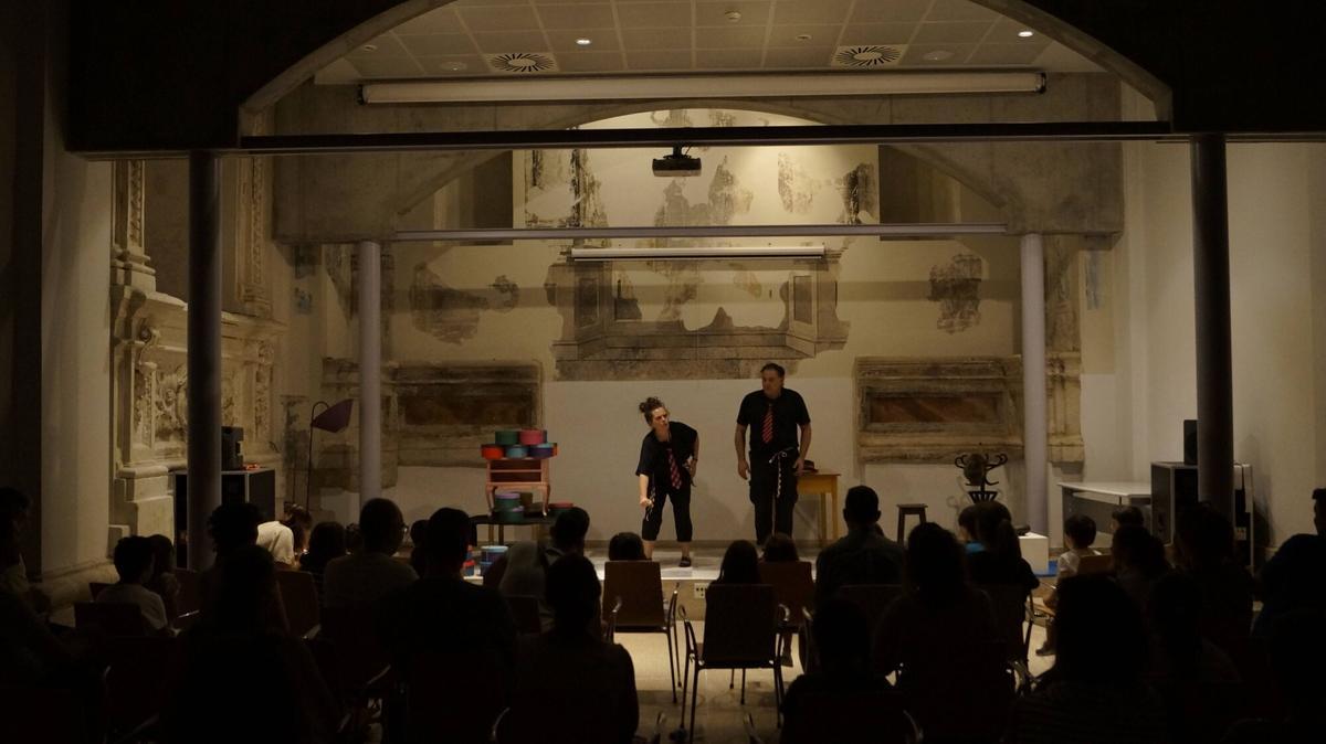 Un espectáculo realizado en la Biblioteca Pública de Zamora este verano