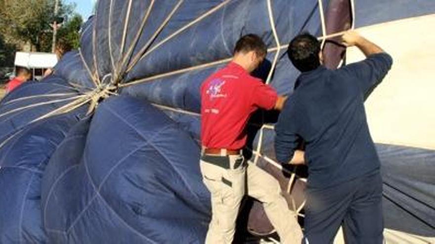El vent obliga a anul·lar el vol inaugural de l&#039;European Balloon