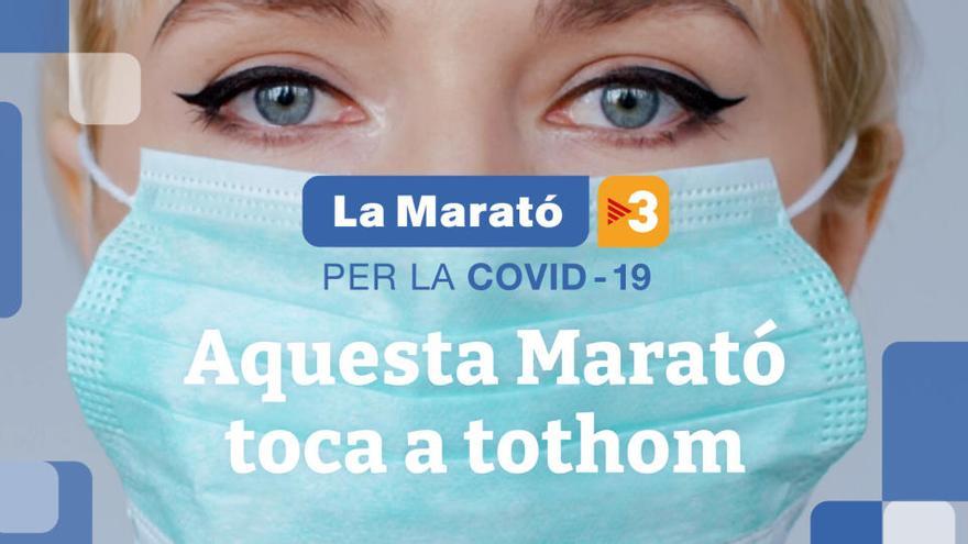 Una de les imatges promocionals de la pròxima edició de La Marató |