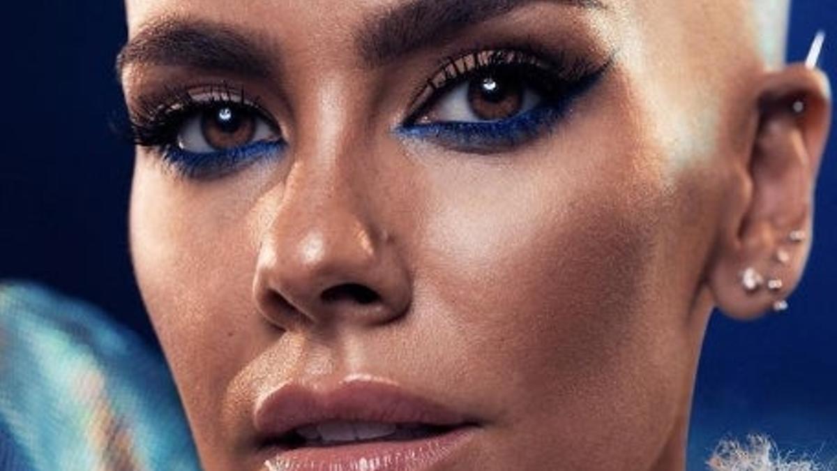 Maquillaje azul de Cristina Pedroche