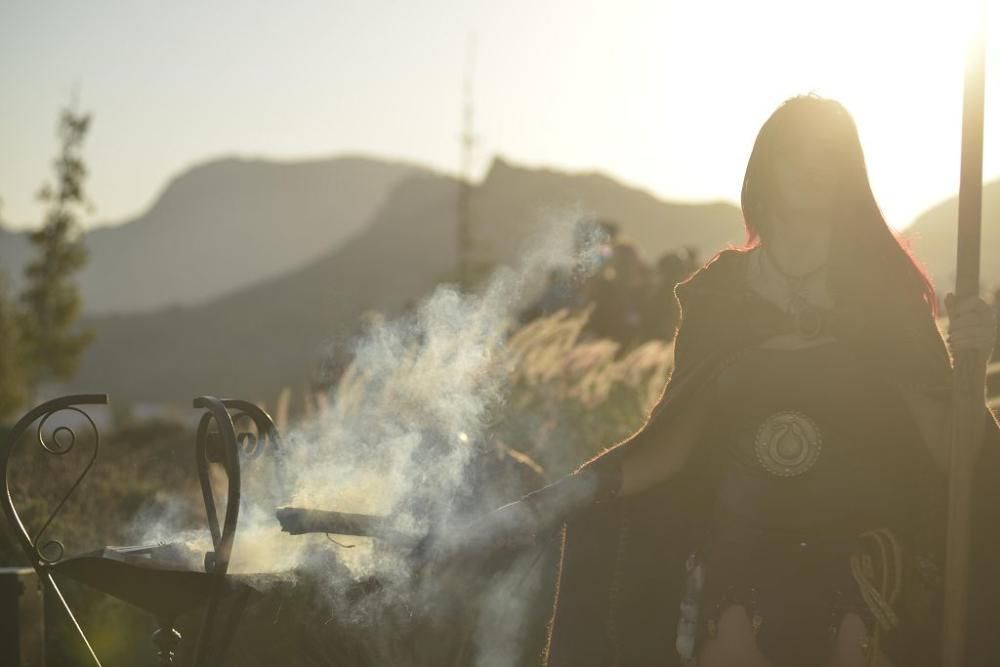 Encendido del Fuego Sagrado y pregón de la alcaldesa de Cartagena