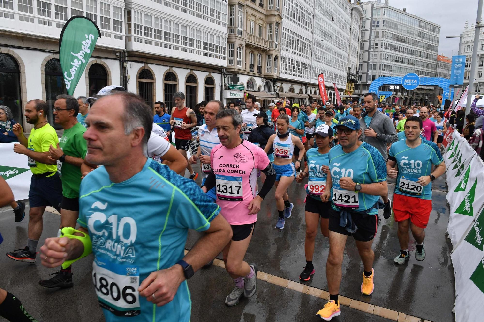 Carrera popular Coruña10: 2.186 corredores cruzaron la línea de meta