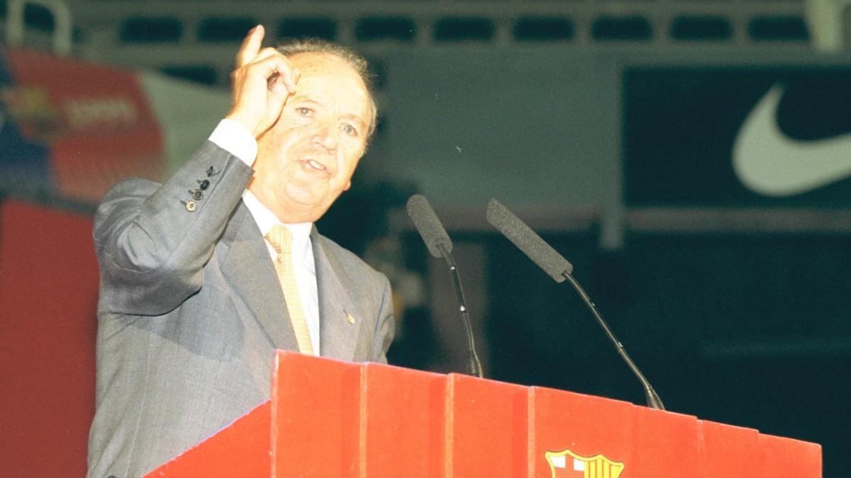 Josep Lluís Núñez era un discreto orador