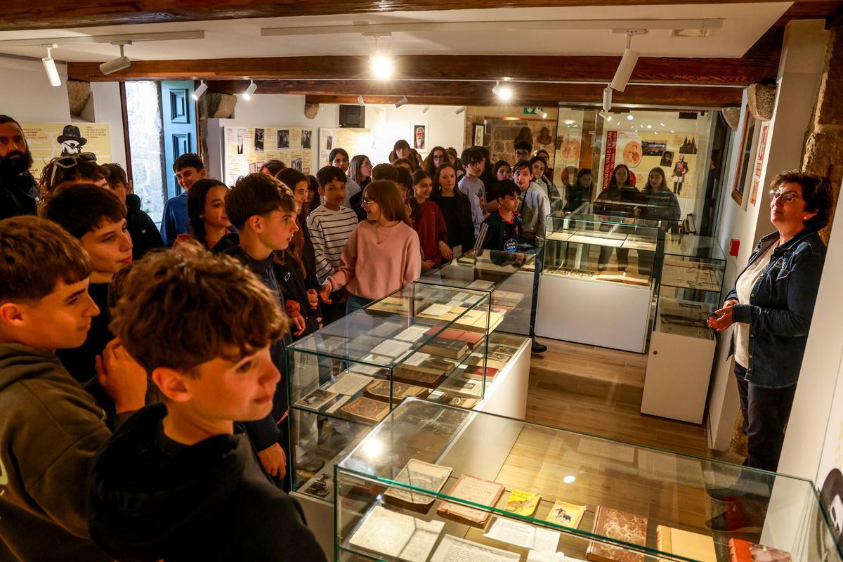 Alumnos de uno de los institutos participantes en la Francofonía.