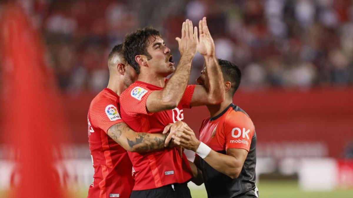 Abdón Prats va fer un gol que pot ser decisiu per al Mallorca | CATI CLADERA/EFE