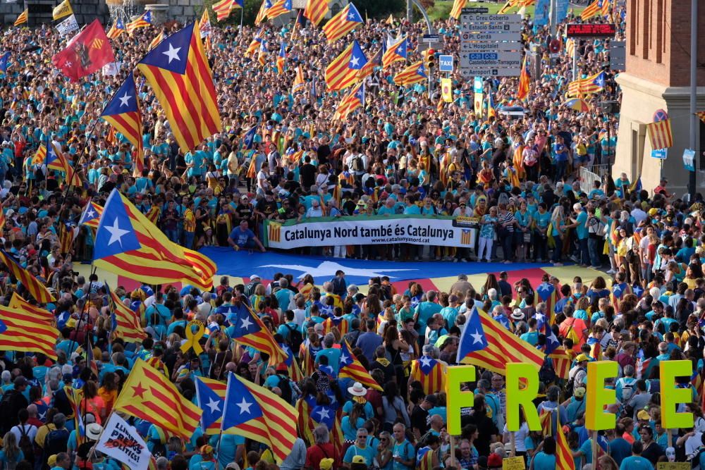Manifestació de la Diada a Barcelona 2019