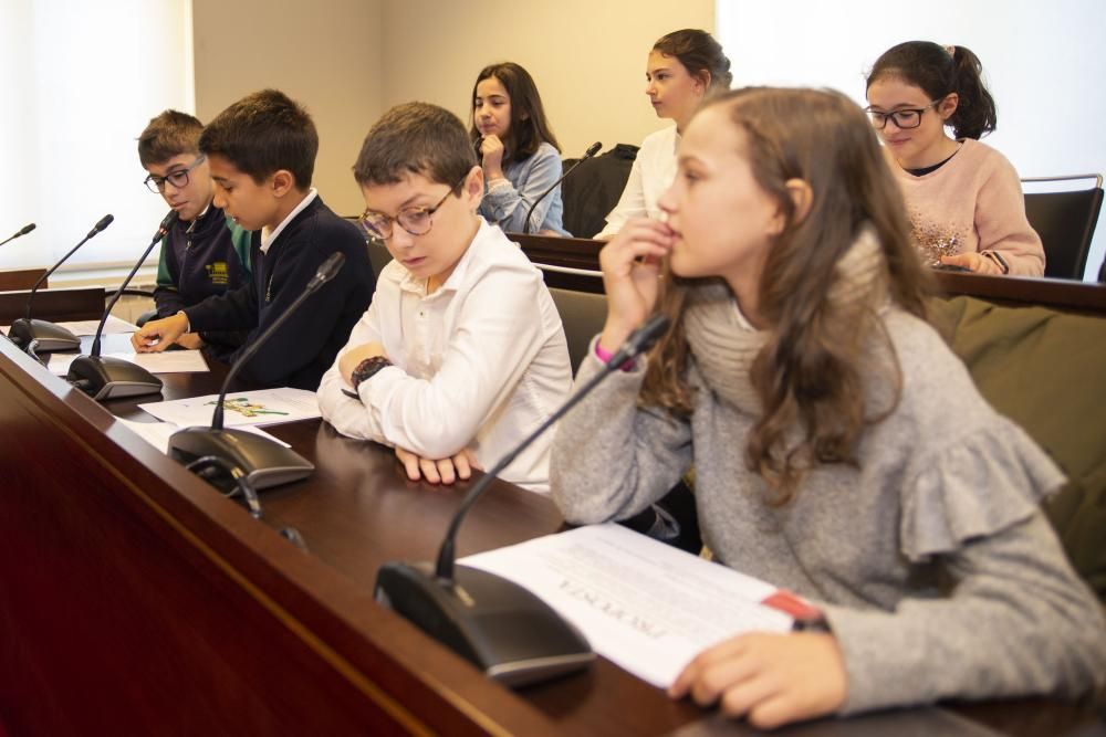 Estudiantes de Sada piden retrasar el encendido navideño para ahorrar energía.