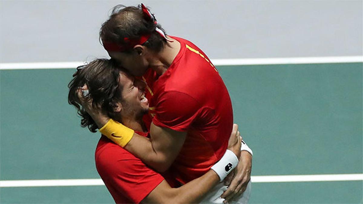 Nadal: "Hemos ganado una eliminatoria más, no hemos ganado nada"