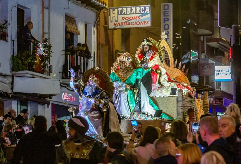 Así fue la cabalgata de Reyes en Benidorm