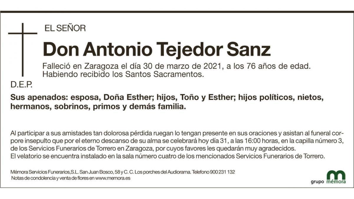 Antonio Tejedor Sanz