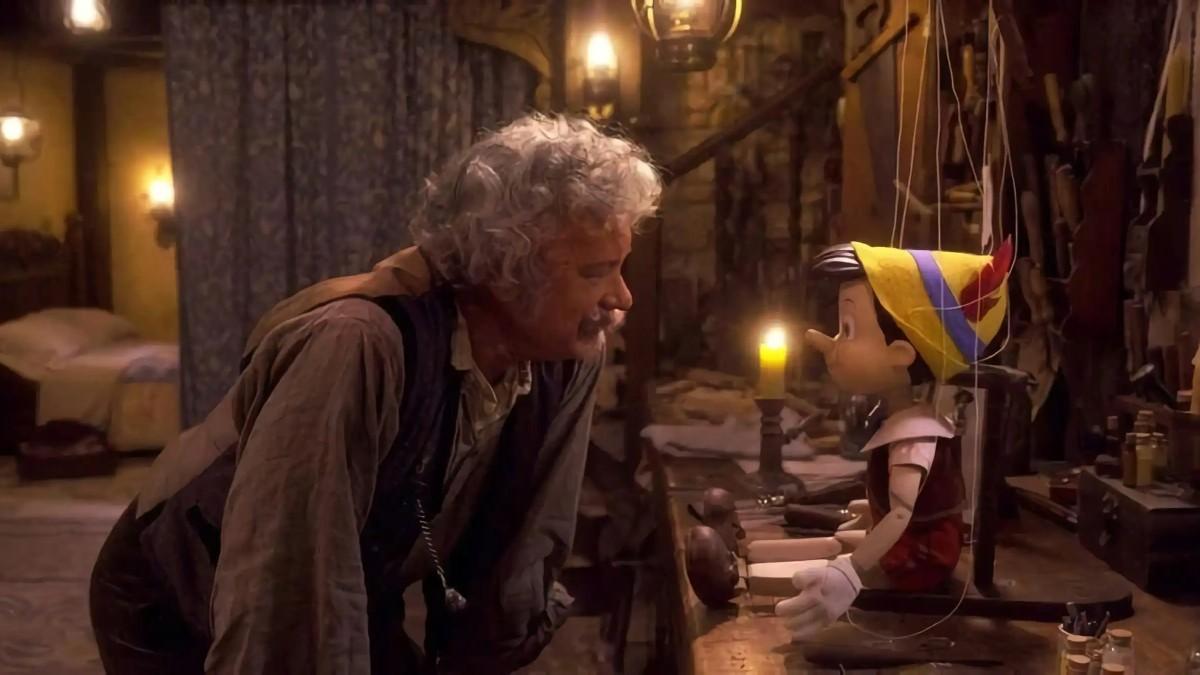 Fotograma del 'remake' de Pinocho con Tom Hanks