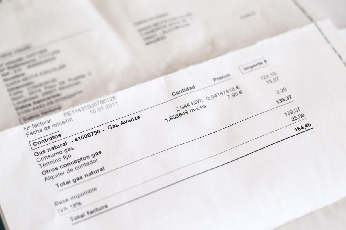 Recursos de facturas de gas y luz (Iberdrola y Gas Natural).