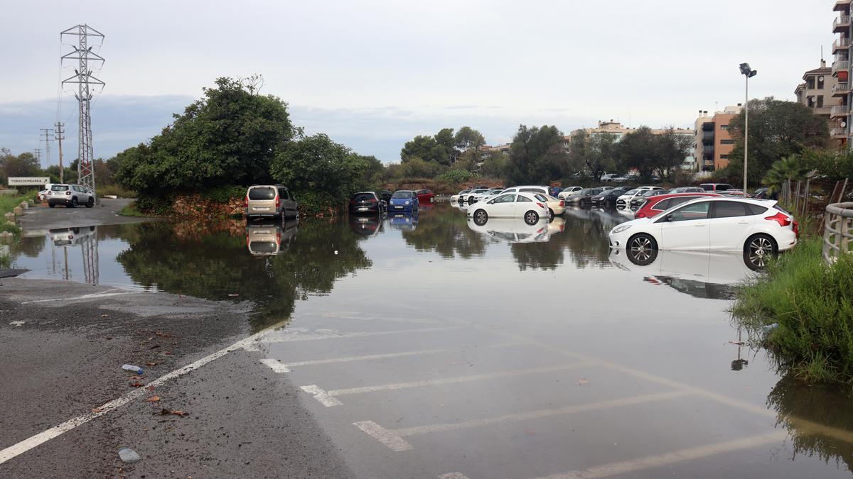 Lluvias intensas en Torredembarra