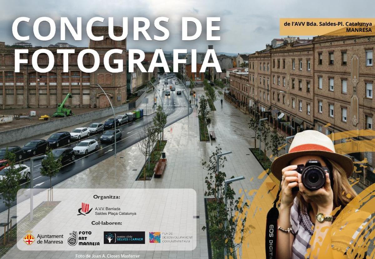 Cartell per anunciar el concurs de fotografia