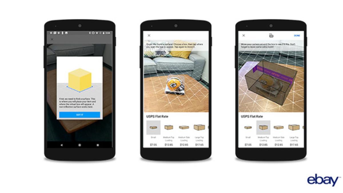 eBay añade realidad aumentada a su aplicación