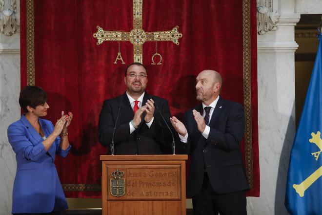 Toma de posesión de Adrián Barbón como presidente del Principado