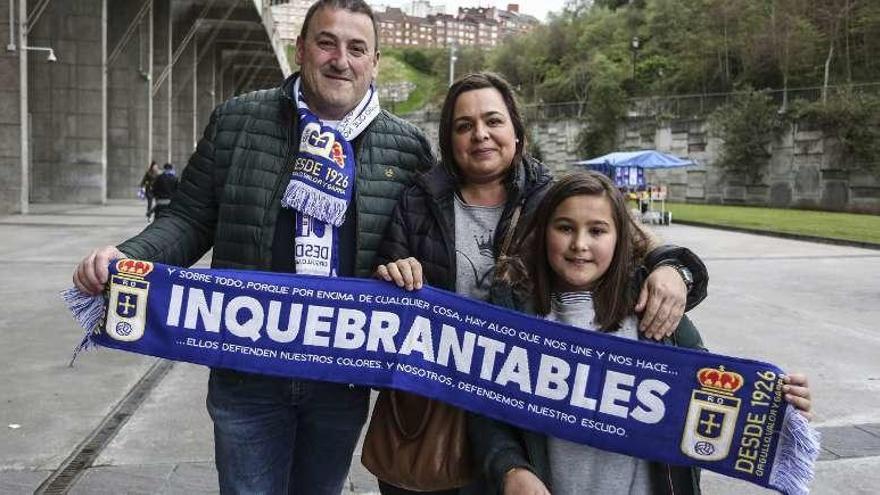 Jorge Rodríguez, Ana Amieva y Ana Rodríguez.