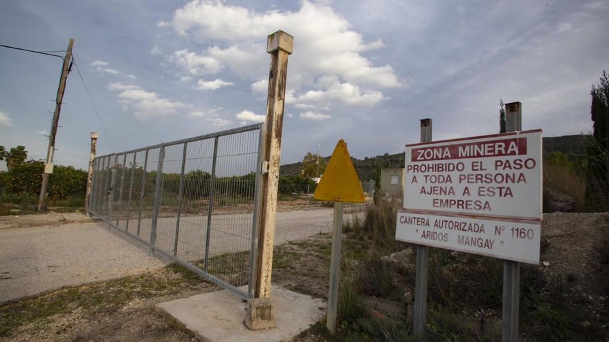 La Justicia obliga al Consell a evaluar la polémica ampliación de la cantera de Montesa