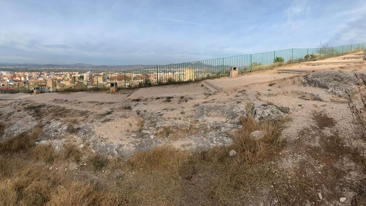 La zona del Bellveret de Xàtiva donde Josep A. Gisbert sitúa la puerta andalusí de acceso a la antigua alcazaba