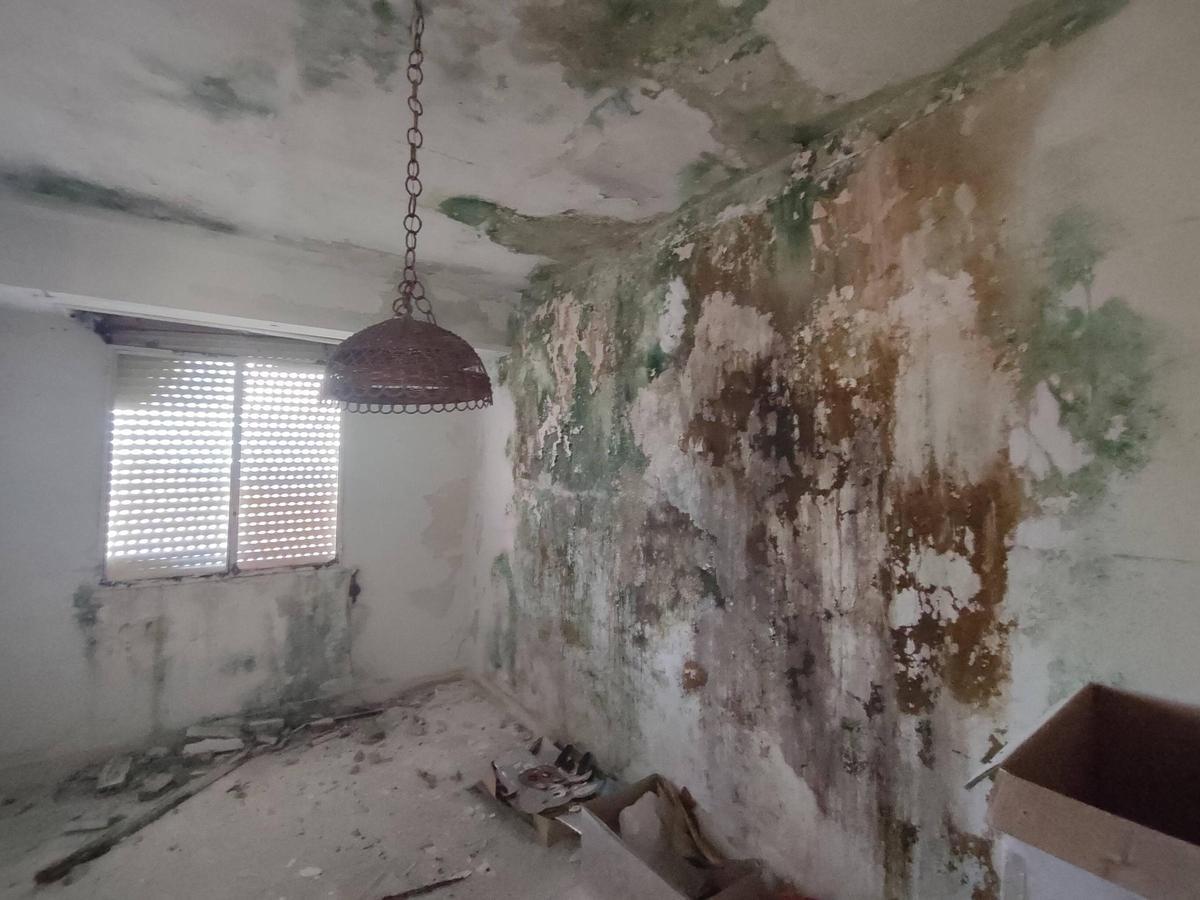 Interior de una de las viviendas destinadas a profesores en Cela.