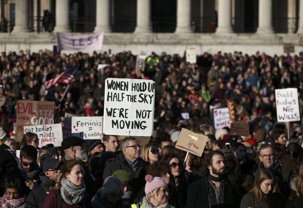 Protestas contra Donald Trump en Londres